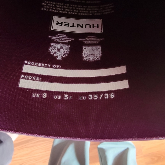 Hunter rain boots - Picture 3 of 3